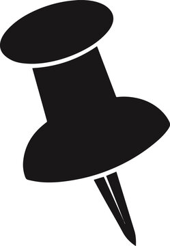 recommend clip art: push pin clip silhouette vector illustration