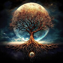 The Tree of Life: A Bridge Between Earth and Heaven
