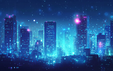 Naklejka premium abstract blue background