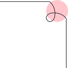 심플 전통 명절 테두리