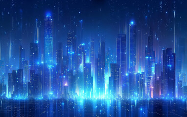 abstract blue background
