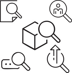 Search vector|Search button|Search tools vector|Visual search vector|Searching process vector|Search bar vector|Digital search vector|Search icon vector design icon with symbol