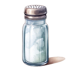 Salt Shaker, Illustration of a Glass Salt Shaker