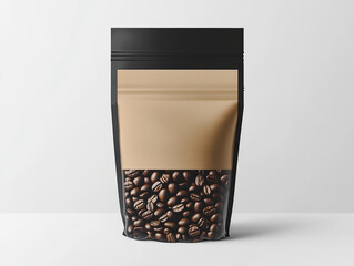 coffee bag isolated on white