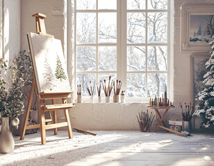 Winter Artist's Studio