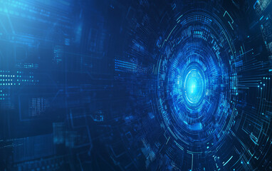 abstract blue technology background