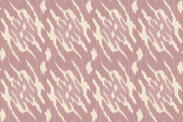 Ethnic Ikat tropical seamless pattern pastel tone. Abstract traditional folk antique graphic fabric line. tribal embroidery stitch ikat repeat pattern.