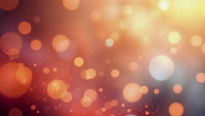 Soft Glow of Lights: Abstract Bokeh Background for Creative Designs