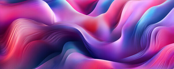 Obraz premium Abstract waves of vibrant colors create a dynamic and fluid composition.