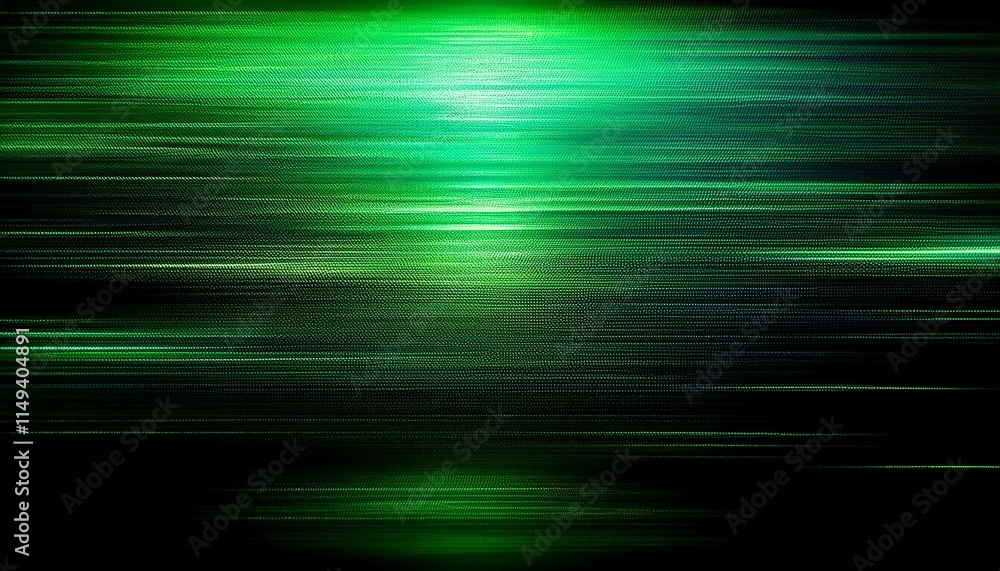 Poster energetic abstract background with green hues and dynamic streaks, capturing a sense of speed