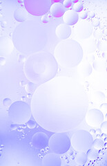Delicate abstract background with floating bubbles in soft purple and white tones. Ideal for wellness visuals, creative designs, and artistic projects. abstract macro cool 