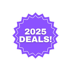 Tag sign  New Year Deals 2025