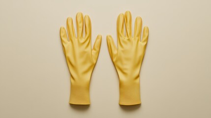 Radiant yellow gloves, a touch of elegance and vibrant style for every occasion 