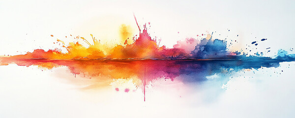 Fototapeta premium abstract colorful background with splashes