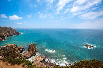 Fototapeta premium Atlantic Views from the Cliffs of Cabo da Roca - Portugal