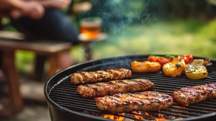 Naklejka premium Time for barbecue