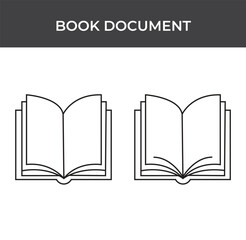 open book vector