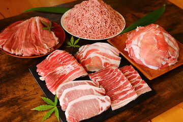 国産豚肉いろいろ