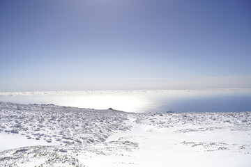 Obraz premium 한라산 영실 눈꽃 설산 어리목