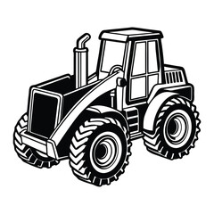 Naklejka premium vector mechanical loader on white background