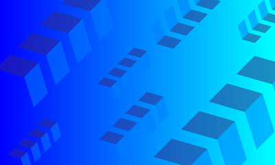 Abstract Gradient Background with Geometric Shapes in Blue Tones. perfect for modern design uses.