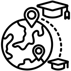 Distance Learning Icon