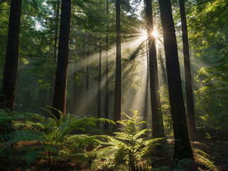 Obraz premium A seamless geometric pattern with triangles and hexagons in bold, contrasting colors 