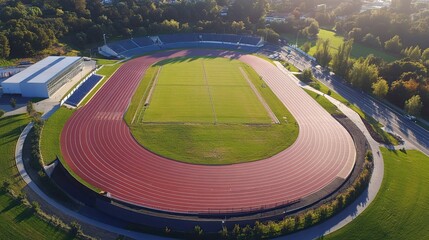 Where Champions Are Made: A Panoramic View of the Vibrant Stadium