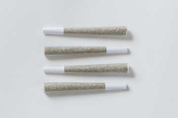 overhead view of joints
