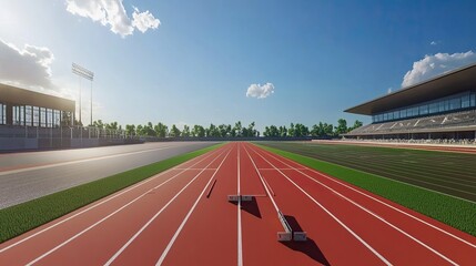 Where Champions Are Made: A Panoramic View of the Vibrant Stadium