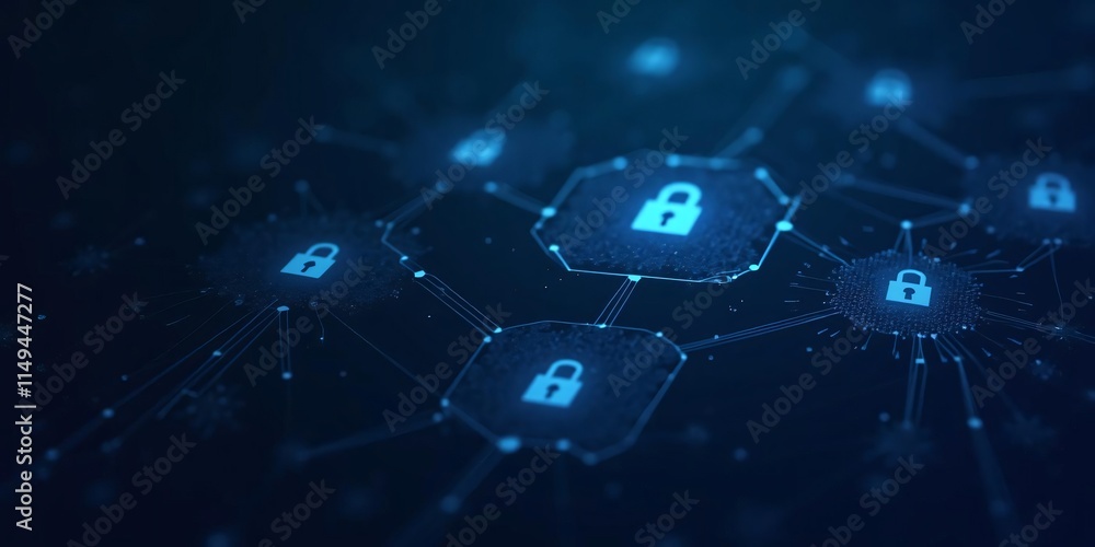 Aufkleber secure network data protection cyber security digital safety online privacy global network