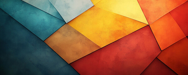 Abstract geometrical creative style colorful background