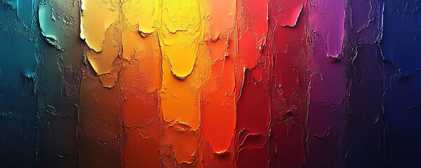 Fototapeta premium Colorful concrete vibrant painted wall