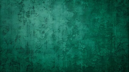 Obraz premium Grunge velvet solid dark green textured background