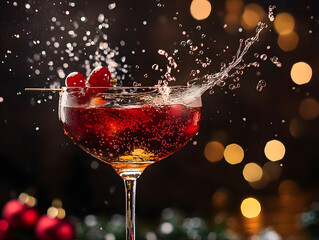 Mystic Christmas Cocktail - Smoky Holiday Drink