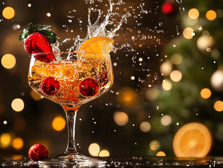 Mystic Christmas Cocktail - Smoky Holiday Drink