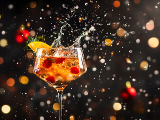 Mystic Christmas Cocktail - Smoky Holiday Drink