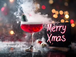 Mystic Christmas Cocktail - Smoky Holiday Drink