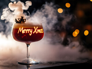 Mystic Christmas Cocktail - Smoky Holiday Drink
