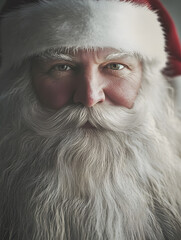 Mysterious Santa Claus Portrait - Artistic Photography