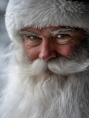 Mysterious Santa Claus Portrait - Artistic Photography