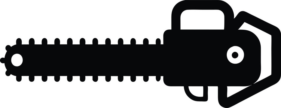 recommend clip art: Chainsaw silhouette vector,  Lumberjack icon, Chainsaw black icon vector illustration