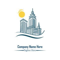 Fototapeta premium Modern Real Estate logo