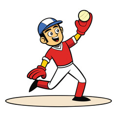 wicket keeper making a catch on white background