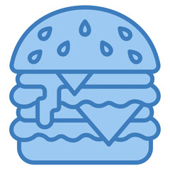 Burger Icon Element For Design