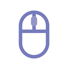 Modern Computer Mouse Icon for Digital Navigation