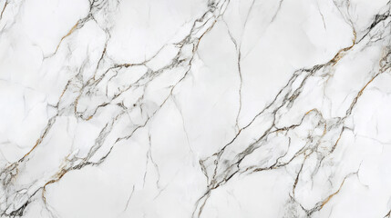 Fototapeta premium Elegant white marble texture with intricate veins