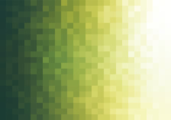 abstract minimal pixel background in shade of green illustration template for presentation slide