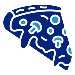 Pizza Slice Icon Element For Design