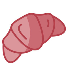 Croissant Icon Element For Design